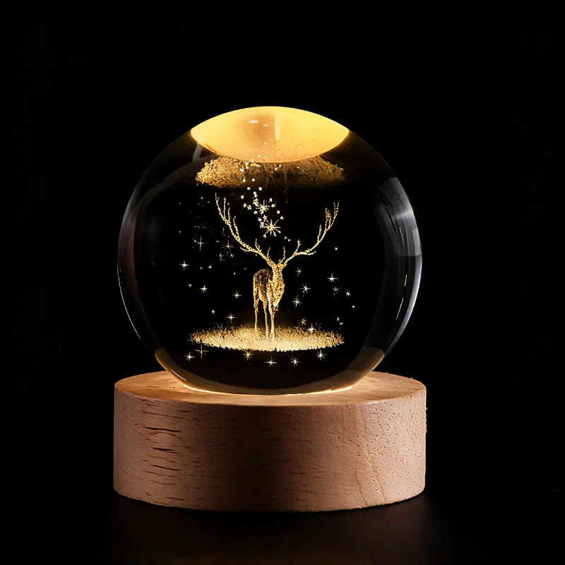 Glow Sphere – Leuchtende Kristallkugel Lampe