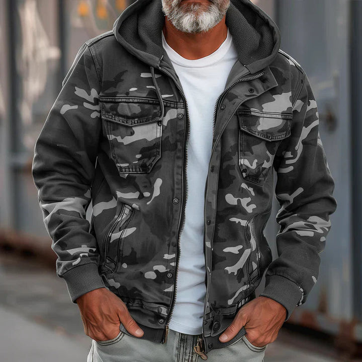 Stian – Kapuzen Jacke Im Militär Stil
