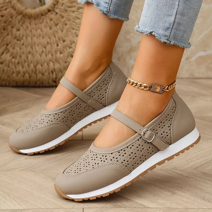 Jewell - Atmungsaktive Orthopädische Lederschuhe