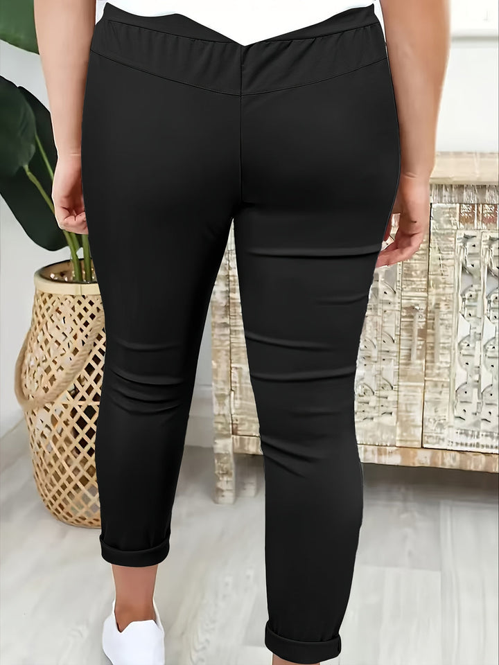 Jaimee - Bequeme Kordelzug Hose