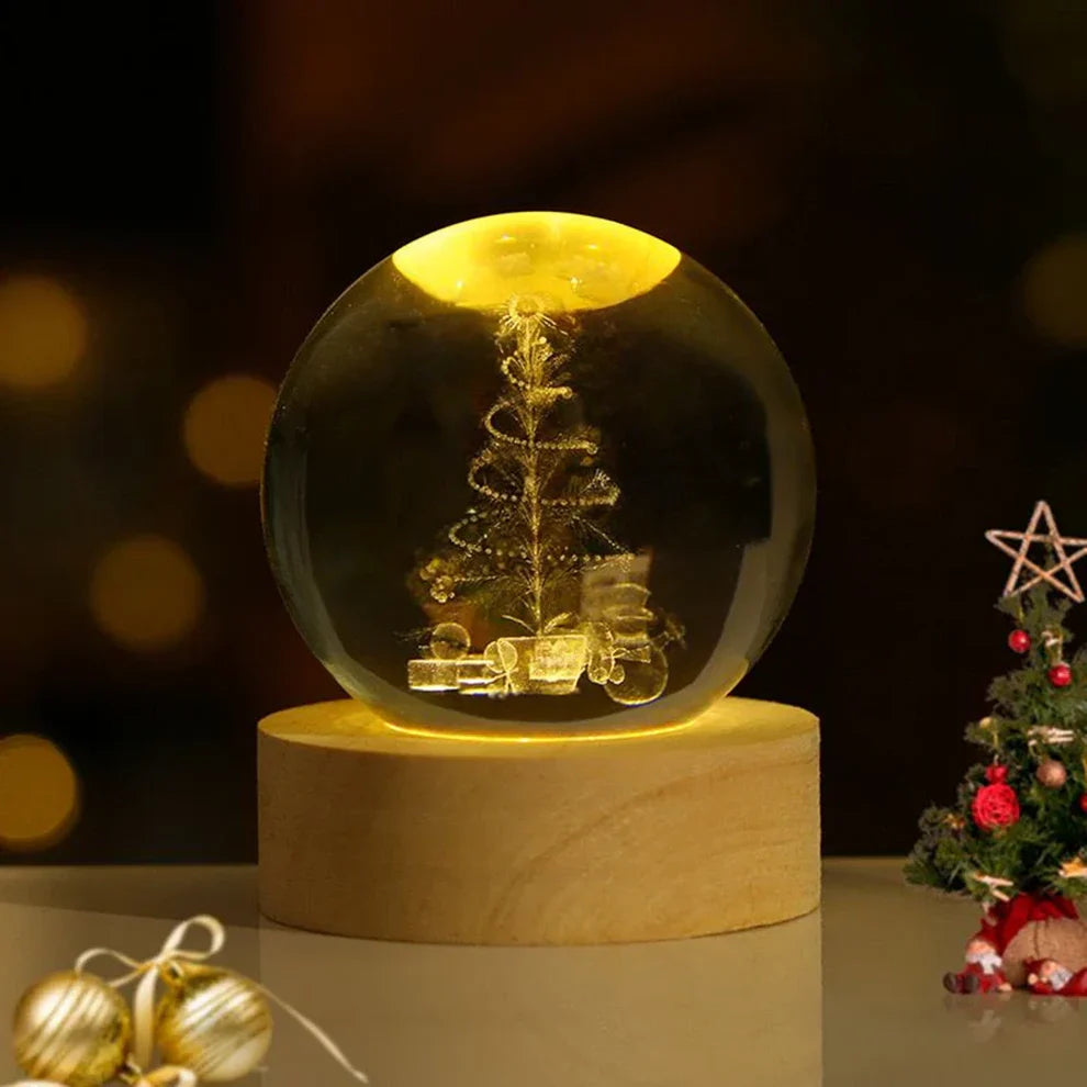 Glow Sphere – Leuchtende Kristallkugel Lampe