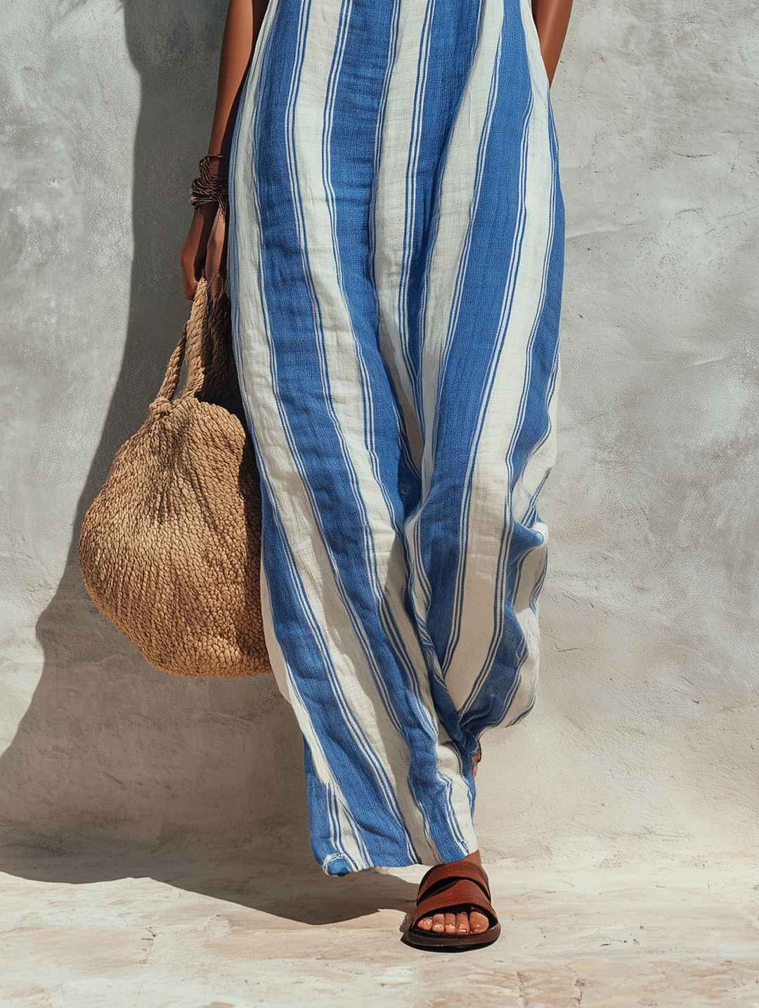 Lyliana – Eleganter Gestreifter Overall