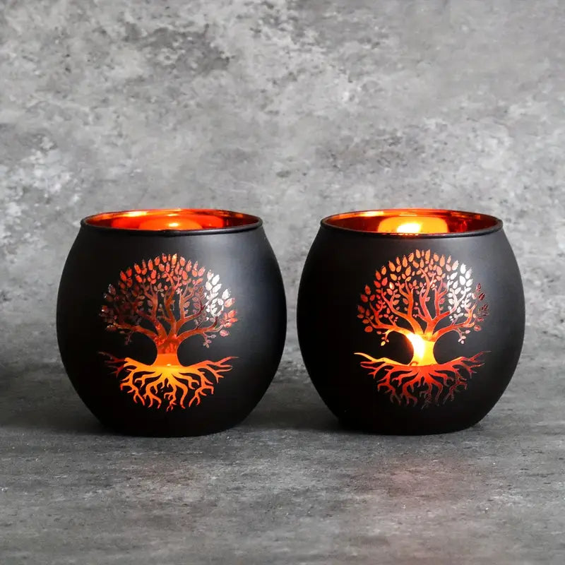 GlowRoot - Baum des Lebens Kerzenhalter Satz