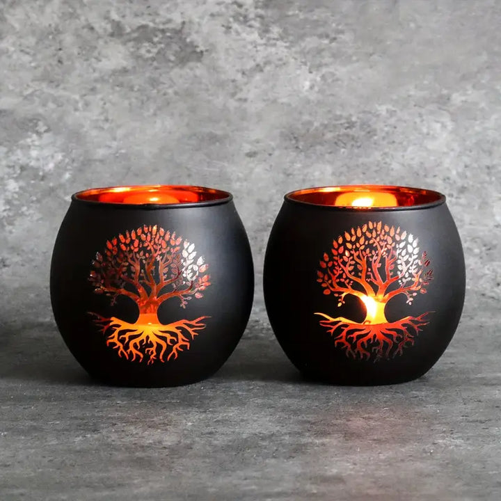 GlowRoot - Baum des Lebens Kerzenhalter Satz