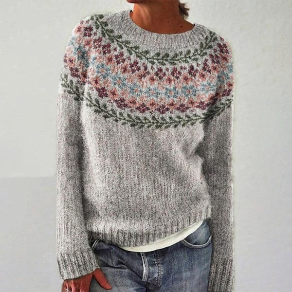 Luciaa - Handge Fertigt Woll Pullover