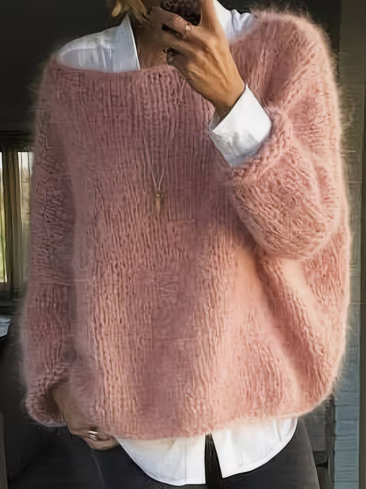 Maristela – Lässiger, Locker sitzender Pullover Mit Langen Ärmeln