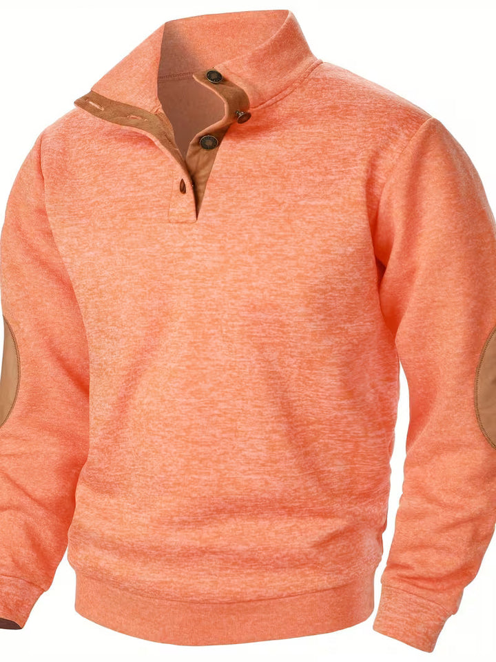 Kashyap – Sweatshirt mit Stehkragen Und Langen Ärmeln