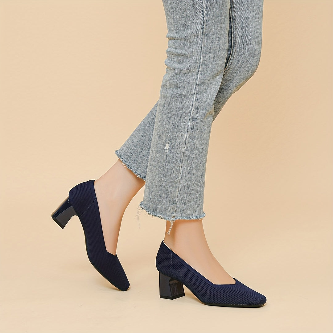 Joleen – Stilvolle Pumps Mit Klobigem Absatz