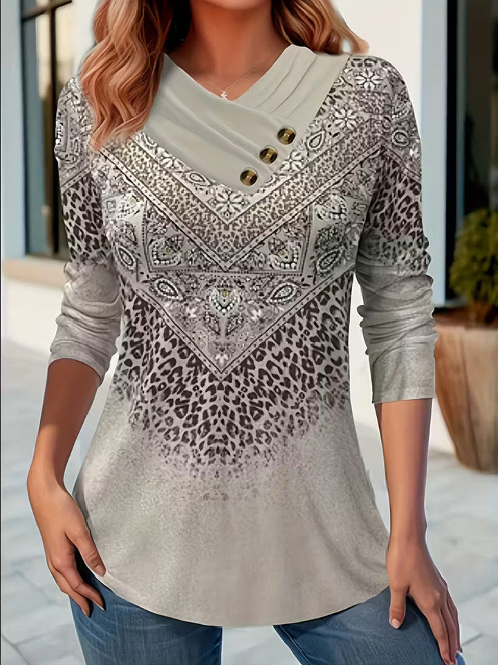 Dainora – Minikleid im Ethnischen Stil Mit Tatarischem Drucken