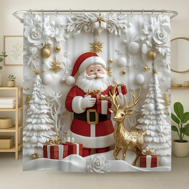 MerryBath – Weihnachts Badematten und Duschvorhänge