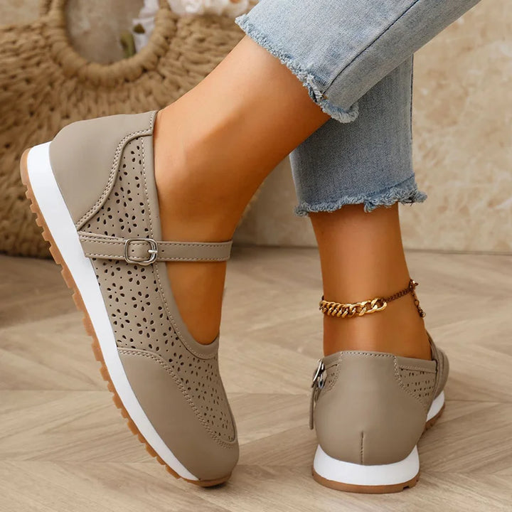Jewell - Atmungsaktive Orthopädische Lederschuhe