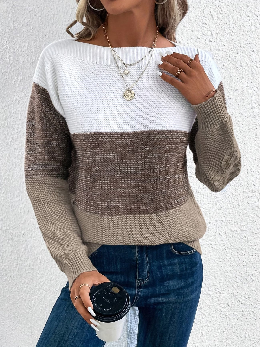 Faria – Eleganter Pullover Mit Langen Ärmeln