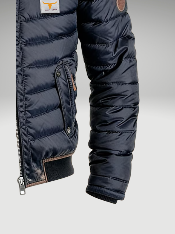 Saimir – Hochwertige Wattierte Jacke Mit Reißverschluss