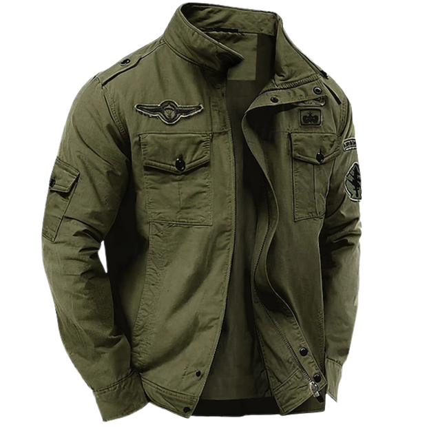 Gusztav – Strukturierte Militär Jacke