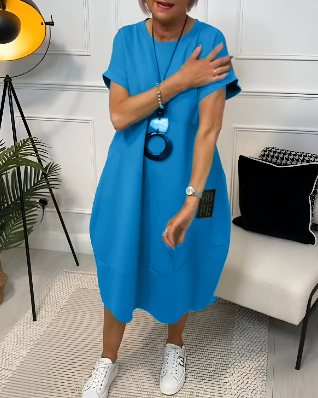 Jocelyn – Bequemes Freizeitkleid Mit Tasche