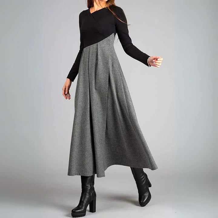 Anabel – Elegantes Kleid Mit Langen Ärmeln