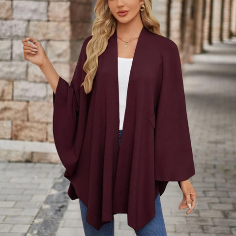 Helin - Bequemer Mit V-Ausschnitt Shawl