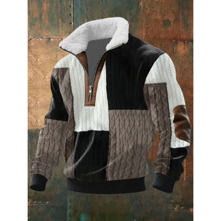 Naushad - Warmer Pullover Mit Hohem Kragen