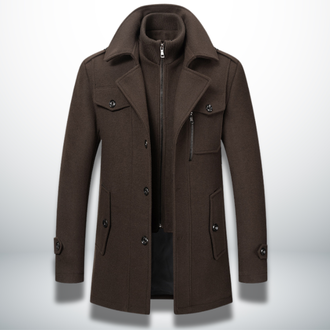 Gkiokas – Warmer Und Eleganter Mantel