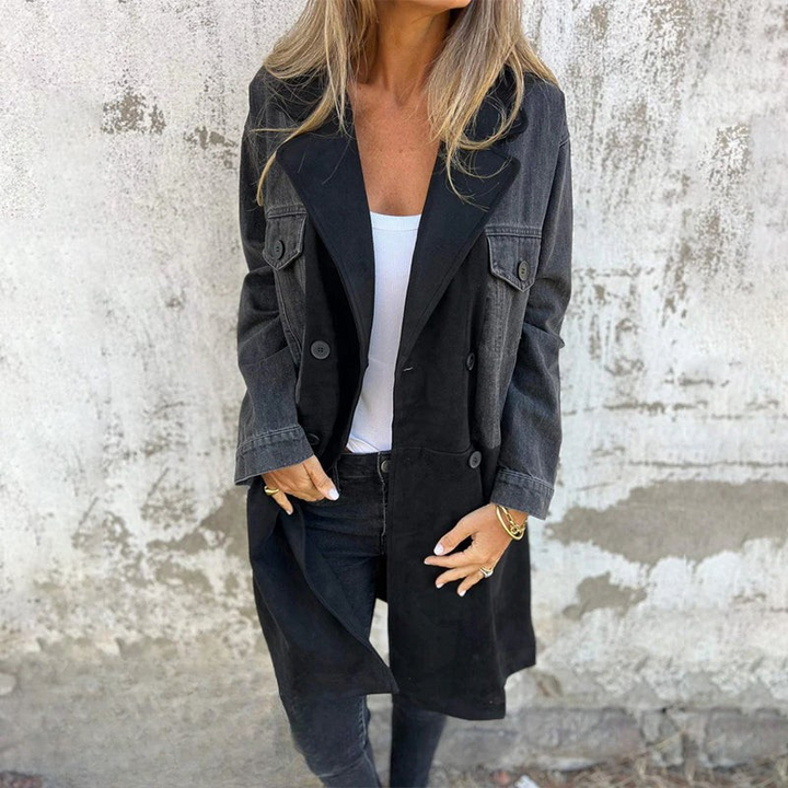 Mascha - Mmittellanger Trenchcoat