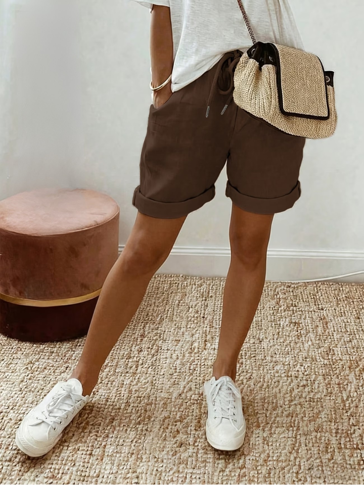 Keely - Bequeme Leinen Shorts