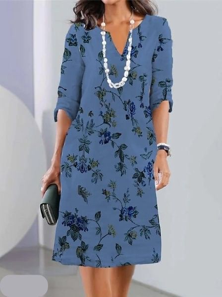 Lizzy - Doppeltes Tunikakleid Mit Blumenmuster