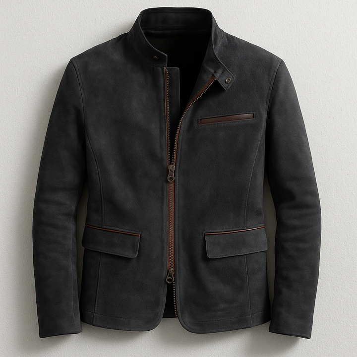 Plamen – Wildleder Jacke Mit Taschen
