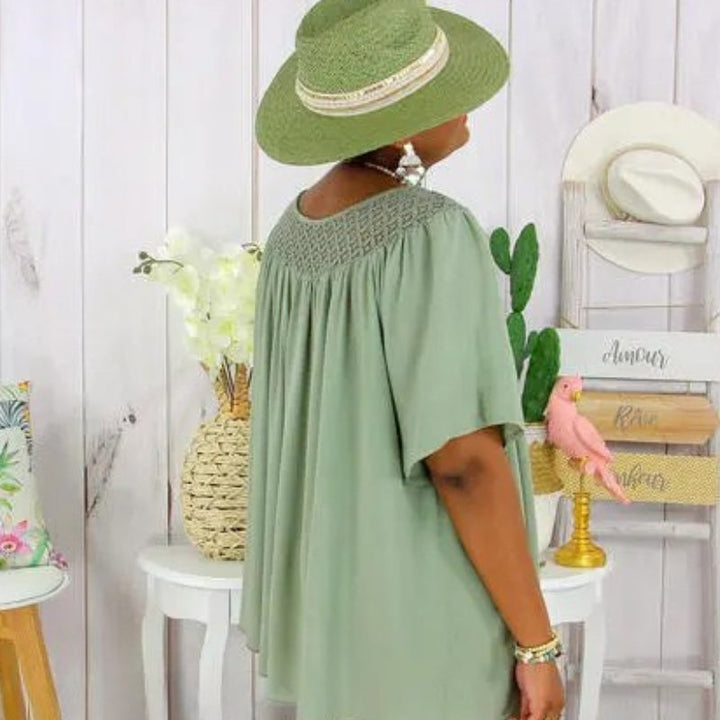 Silvana - Sommerkleid mit Kurzen Ärmeln