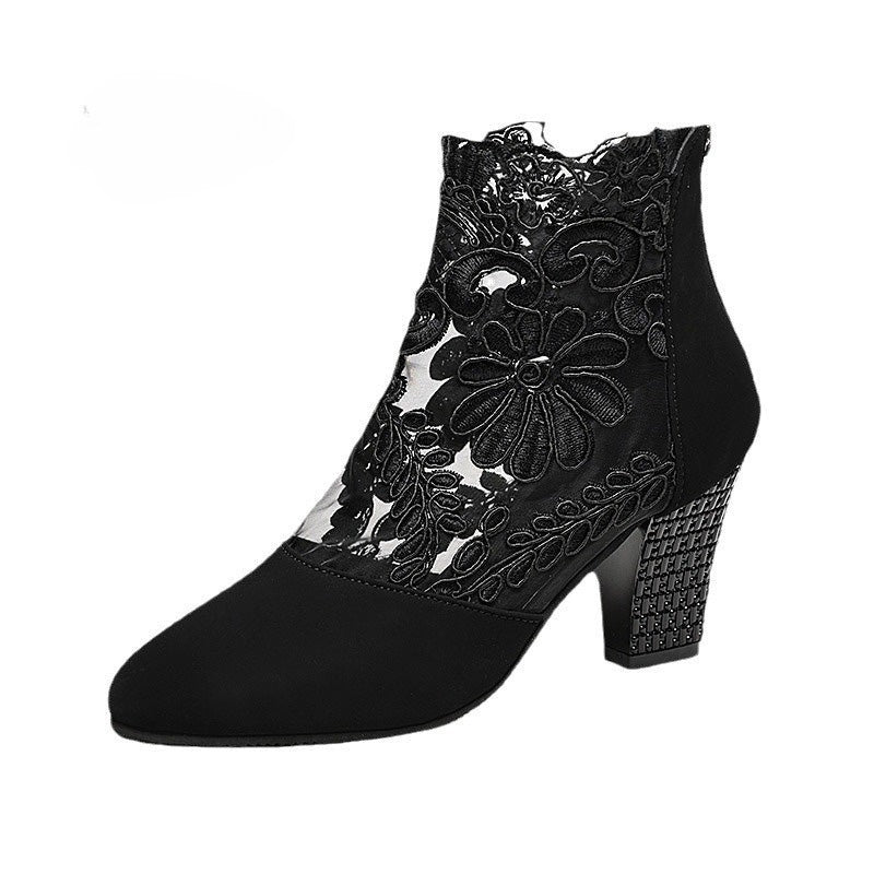 Janneke - Elegant Spitze Hoher Absatz Schuhe