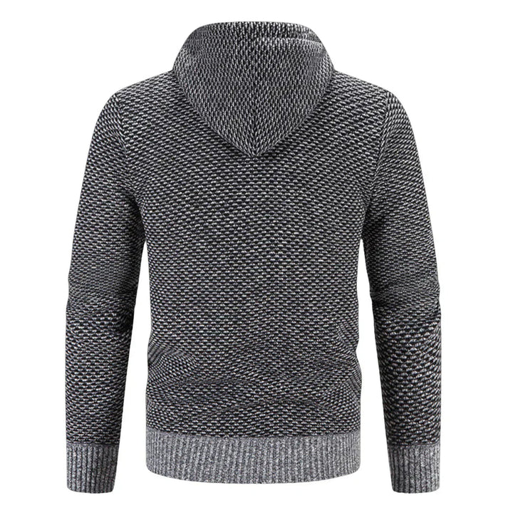 Lucien – Langärmeliger Kapuzenpullover Mit Reißverschluss