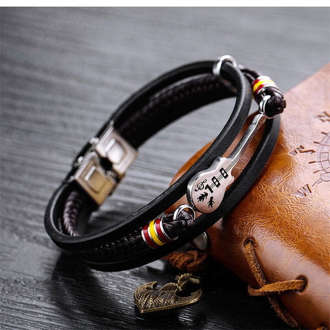 Nebil – Hochwertiges Handgefertigtes  Eeinzigartiges Lederarmband