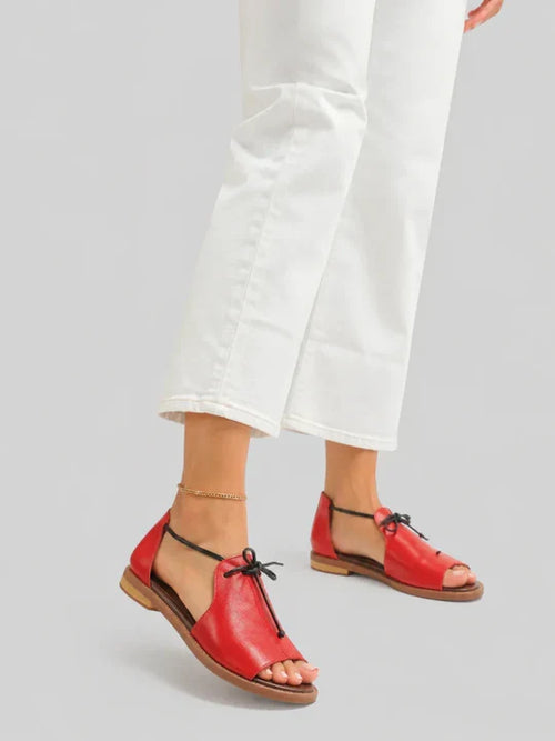 Helgard – Flache Sandalen Zum Schnüren