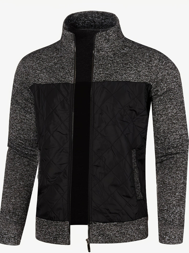 Grzegorz – Langärmelige Strickjacke Mit Reißverschluss