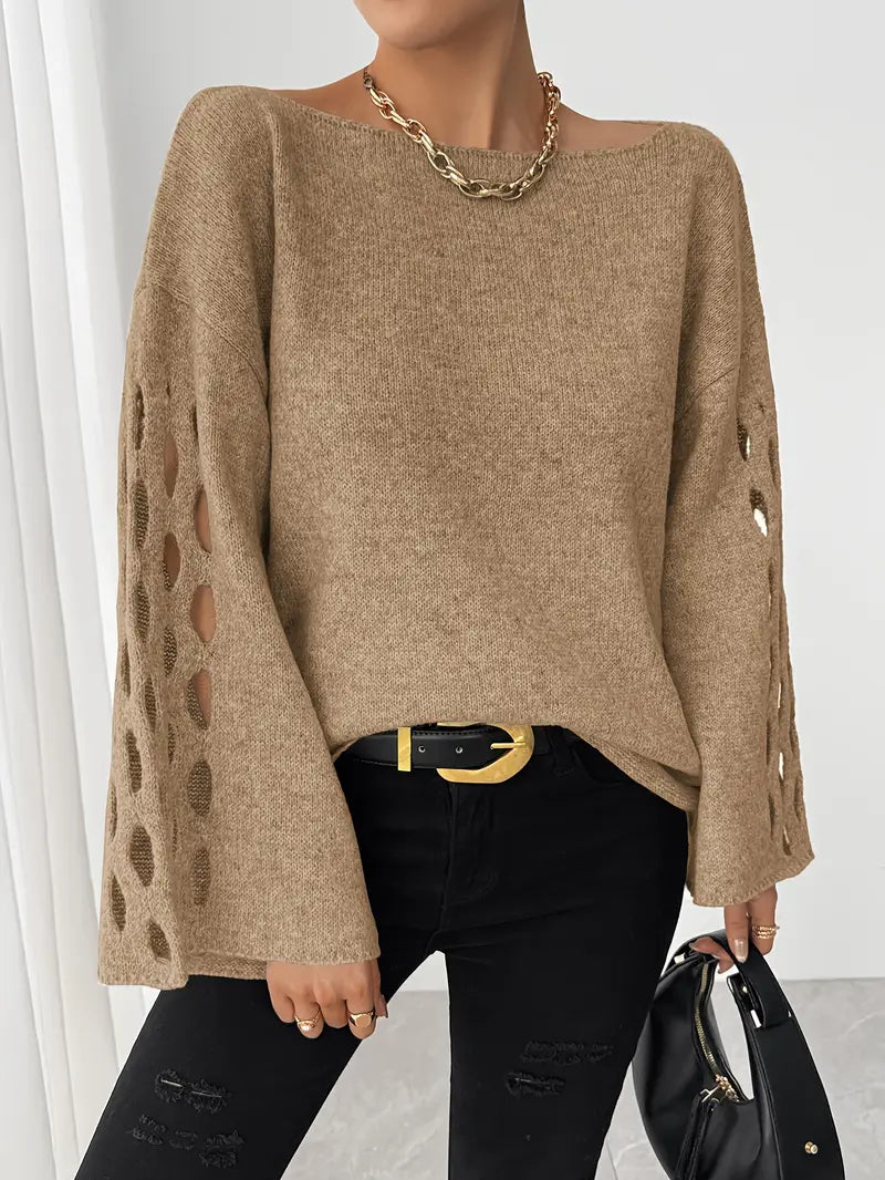 Lanola – Lässiger Pullover Mit Glockenärmeln