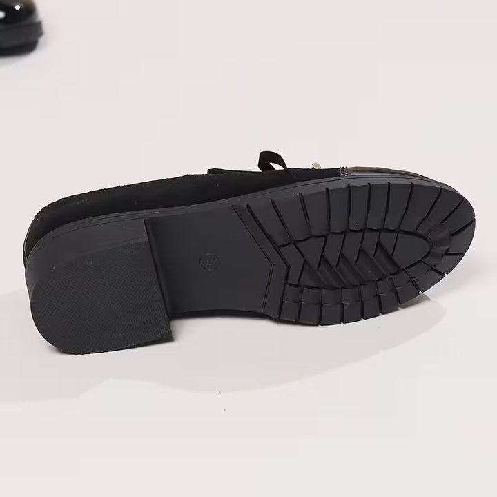 Saiphin – Loafer mit Schleife Und Glänzender Zehenkappe