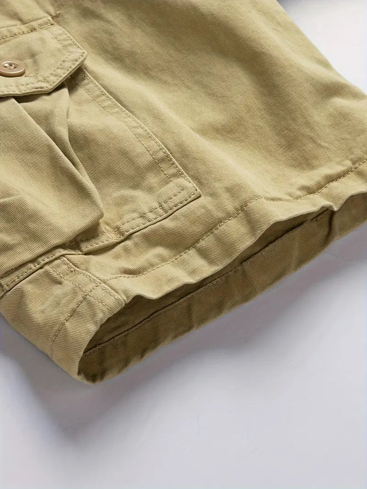 Mauro - Elegante Kurze Hose Mit Mehreren Taschen