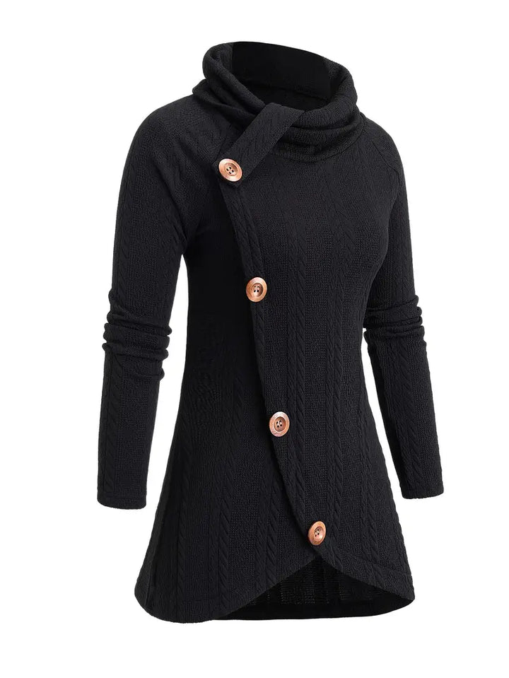 Masabata – Lässige Strickjacke Mit Knöpfen