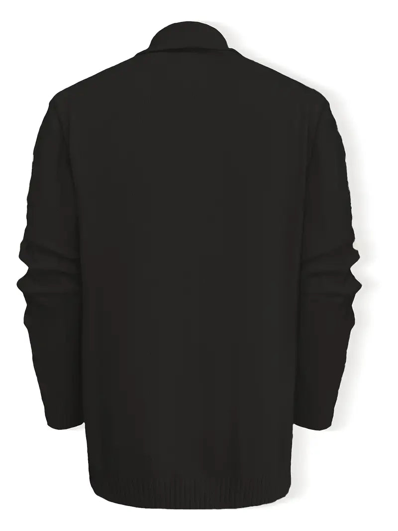Hatem - Lässiger Strickcardigan Mit Langen Ärmeln