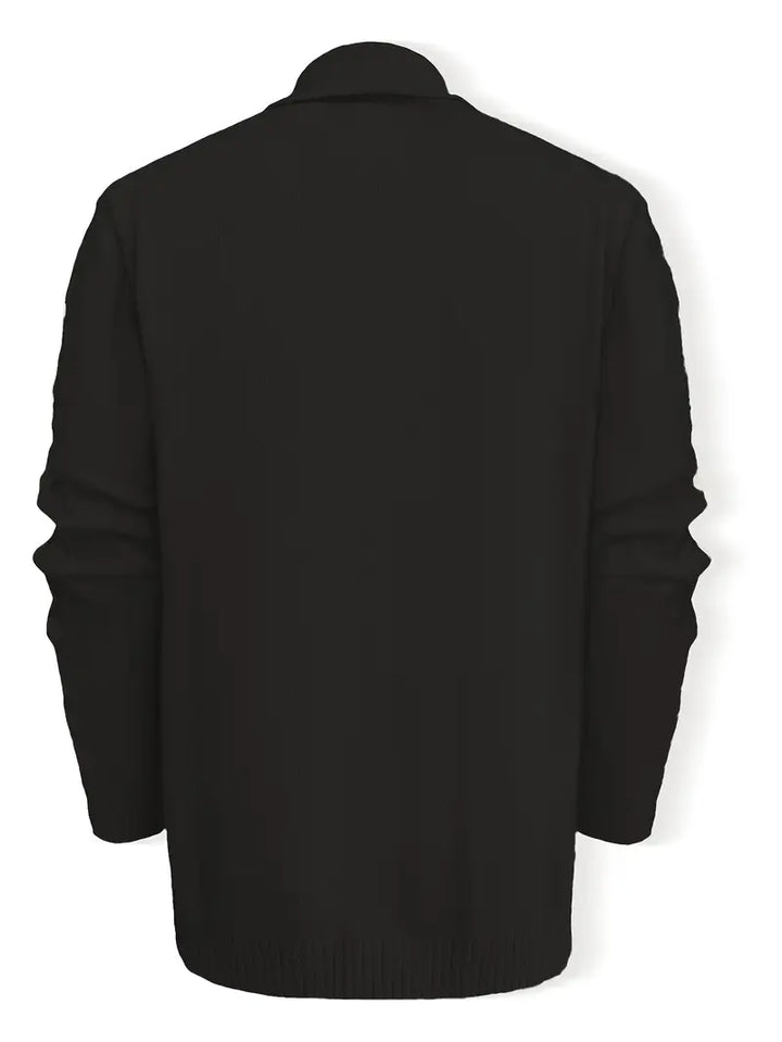 Hatem - Lässiger Strickcardigan Mit Langen Ärmeln