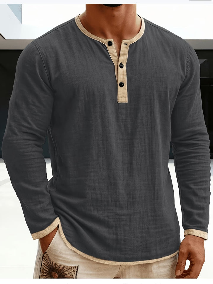 Alper - Long Sleeve Polo Shirt