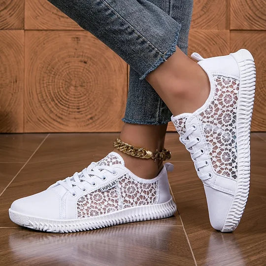 Orly - Atmungsaktiver Mesh Schnürloafer