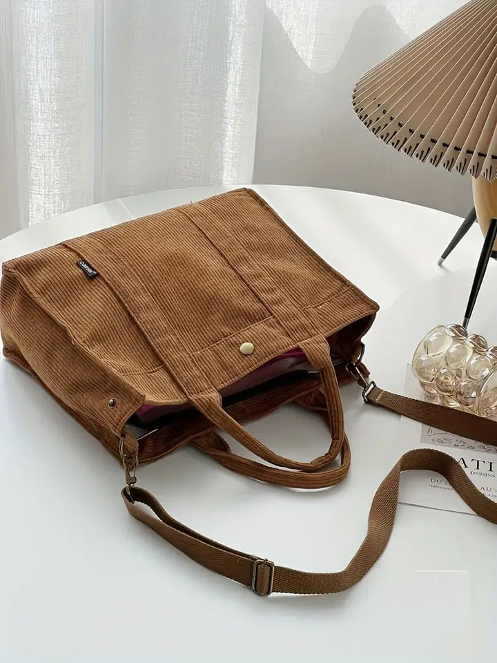 Marella – Oldtimer Inspirierte Cord Trage Tasche
