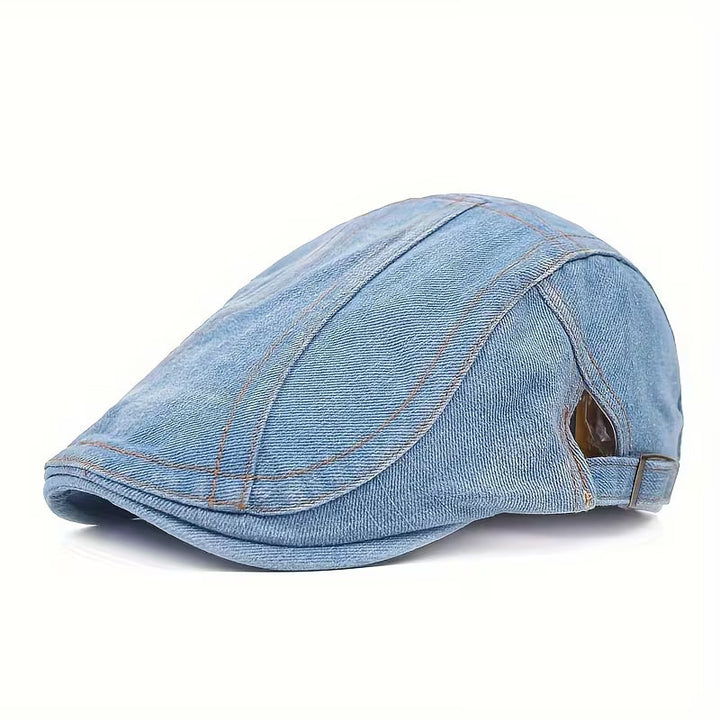 DenimCrown – Lässige Unisex Jeans-Baskenmütze