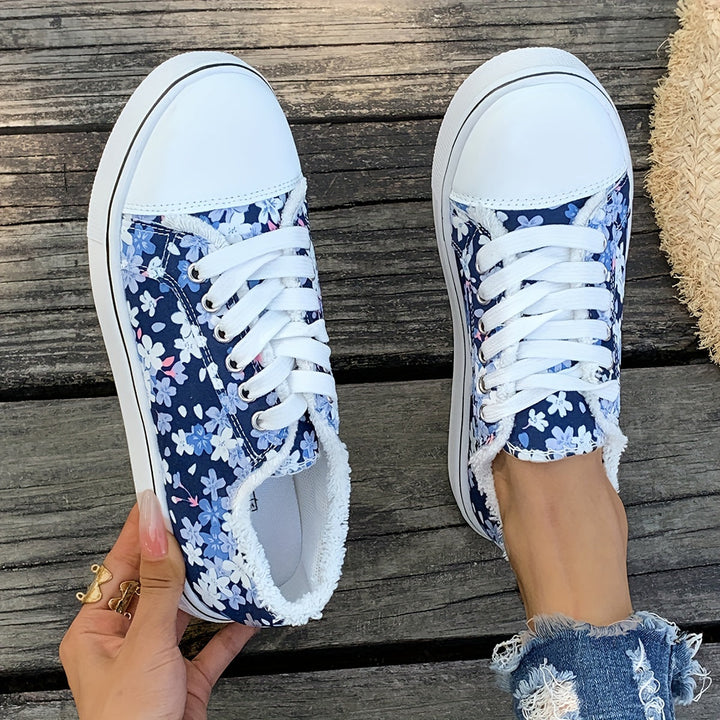 Bristy – Schnürschuhe Mit Blumenmuster