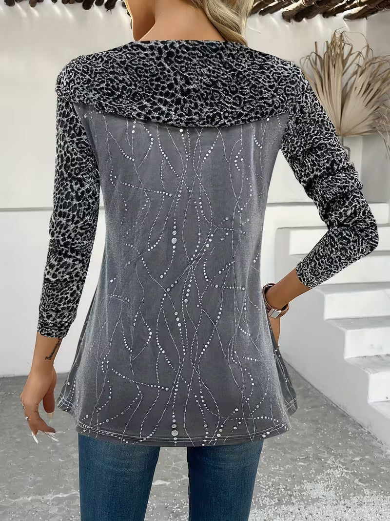 Zulikha – Elegantes Langarm-Oberteil