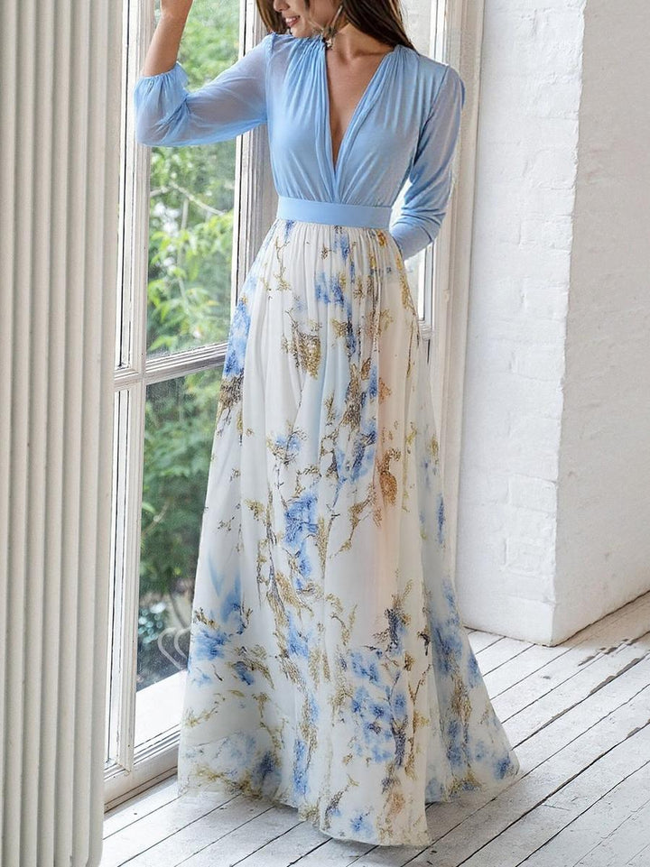 Jewel - Langes Kleid Mit Blumig Drucken