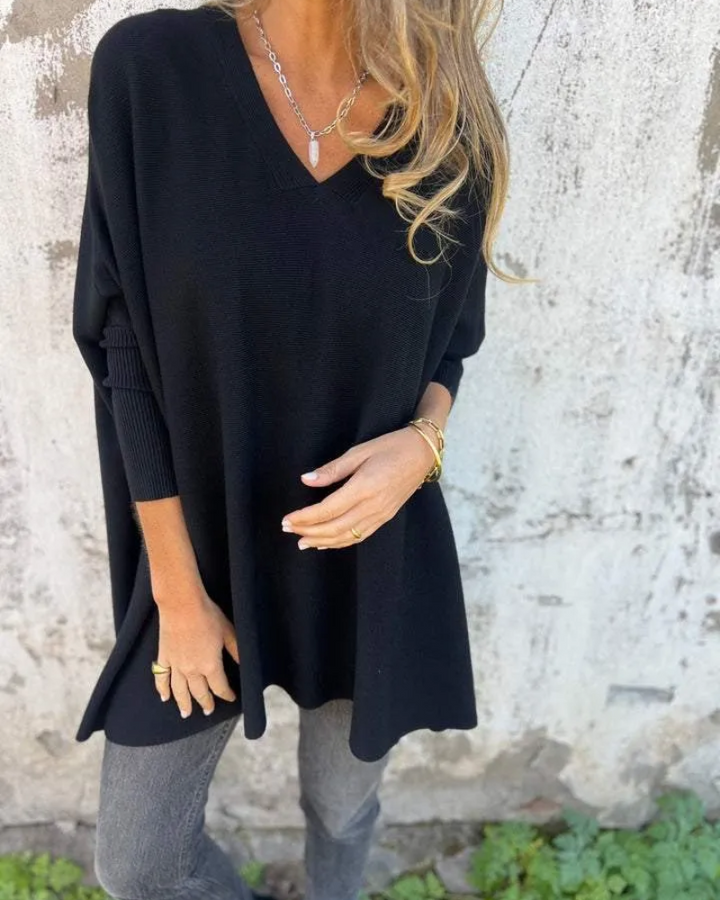 Loes - Boho-Strickoberteil