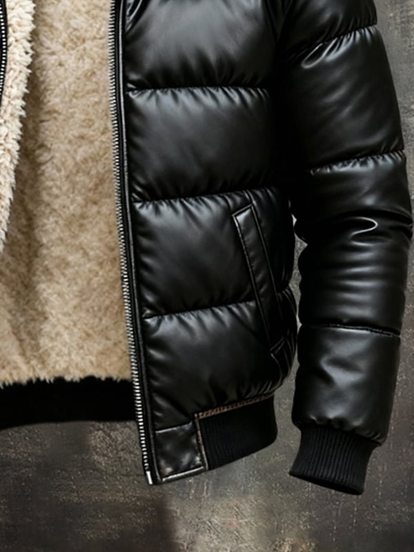 Pogba – Vintage Outdoor Jacke Mit Pelzkragen