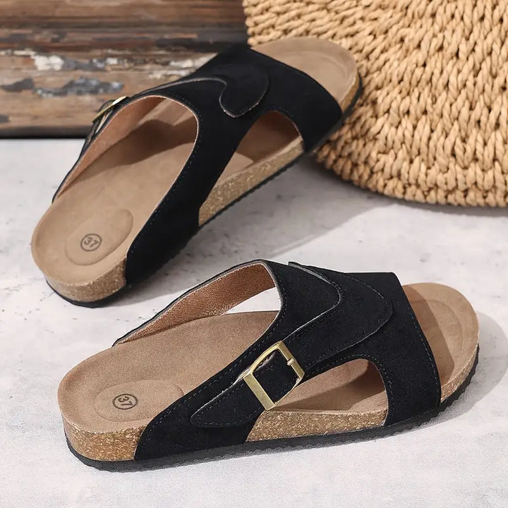 Lidiya - Stilvolle Rutschfeste Sandalen Mit Riemchen
