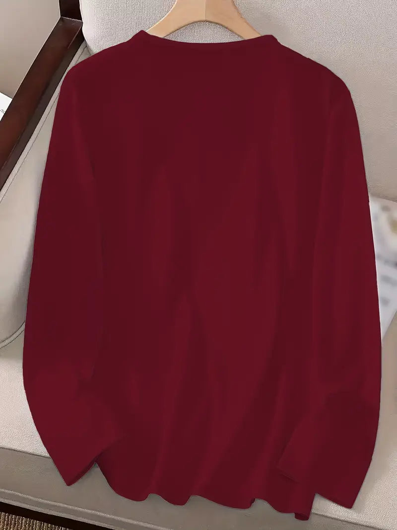 Odalina - Lässiges T-Hemd Mit Smiley Zwinkern Aufdruck